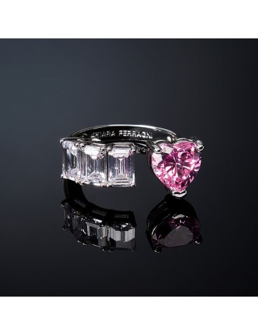 Anello Chiara Ferragni - First Love Silver - Cuore Rosa - J19AUV43016 2
