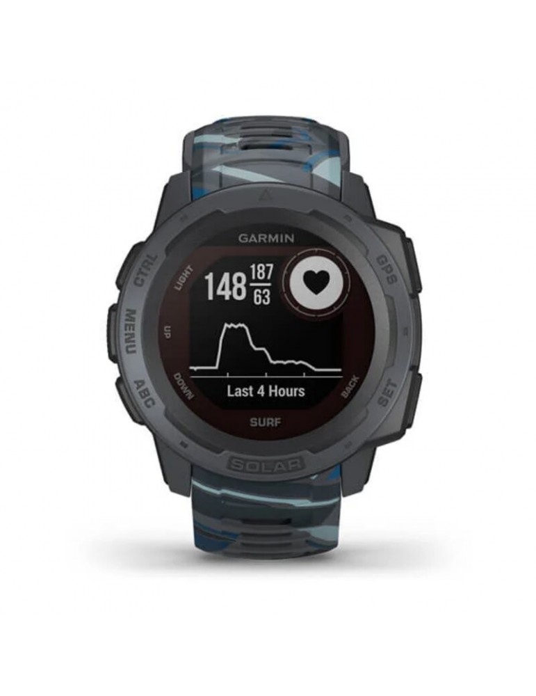 Garmin Instinct Solar Watch - Surf Edition Pipeline - 0