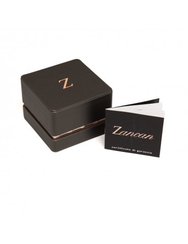 Zancan Ring for Men - Black Magic Soft in Rose Gold with Black Diamonds and White Diamonds - 0 2