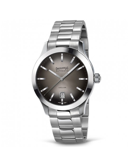 Eberhard Men's Watch - Aiglon Grande Taille Automatic 41mm Black Degrad - 0