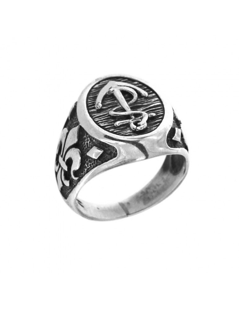 Sikè Ring with Anchor for Man - 0