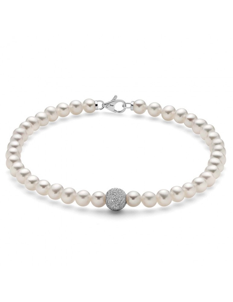 Bracciale Miluna Donna - Perle - Boule Diamantate - PBR893V