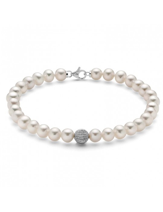 Bracciale Miluna Donna - Perle - Boule Diamantate - PBR2534V
