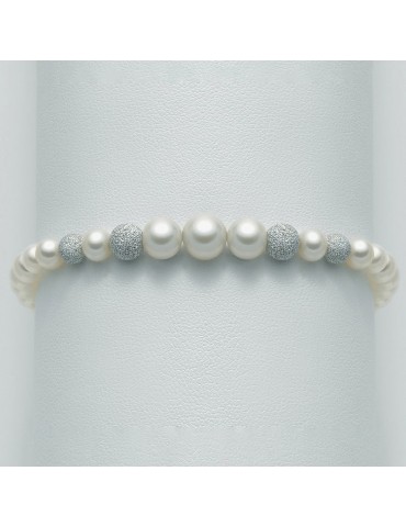 Bracciale Miluna Donna - con Perle - Boule Diamantate - PBR1771V