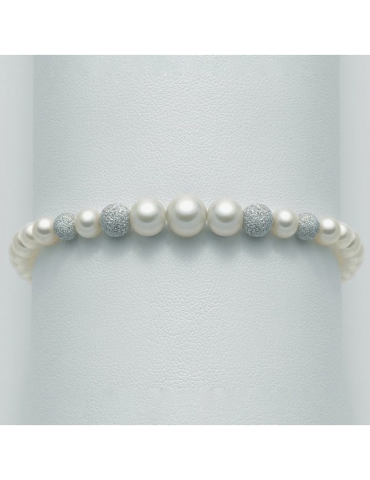 Bracciale Miluna Donna - con Perle - Boule Diamantate - PBR1771V