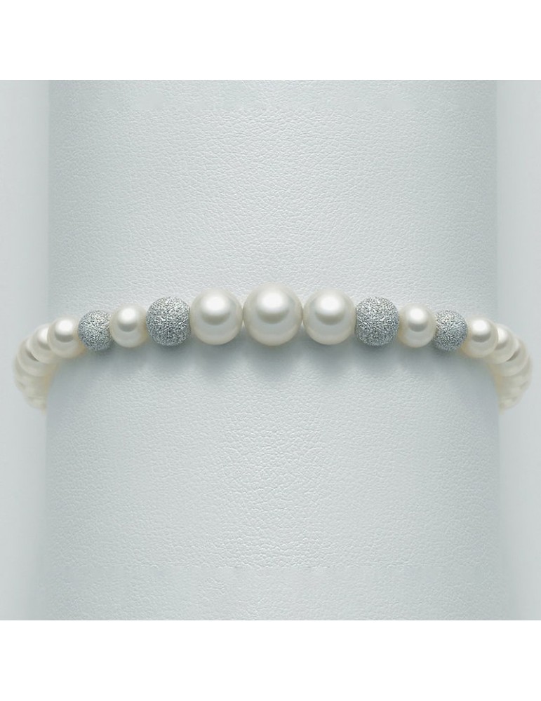 Bracciale Miluna Donna - con Perle - Boule Diamantate - PBR1771V