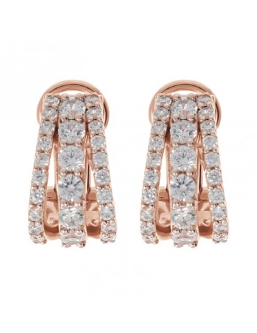 Bronzallure Woman Earrings - Altissima White Cubic Zirconia Pendants - 0