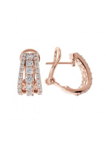 Bronzallure Woman Earrings - Altissima White Cubic Zirconia Pendants - 0 2