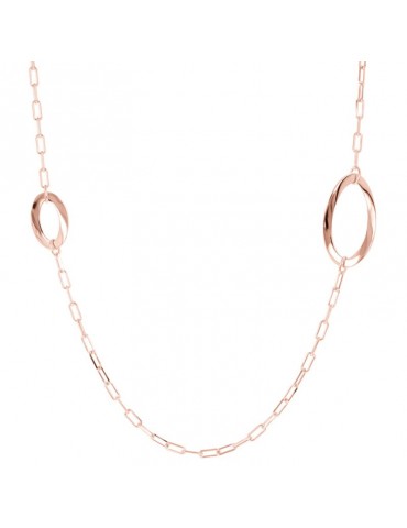 Collana Bronzallure Donna - Purezza con Cerchi Asimmetrici - WSBZ01985R