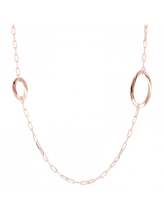 Bronzallure Woman's Necklace - Purezza with Asymmetrical Circles - 0