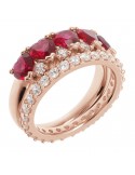 Anello Bronzallure - Altissima - Veretta - Cuore - WSBZ01997RED