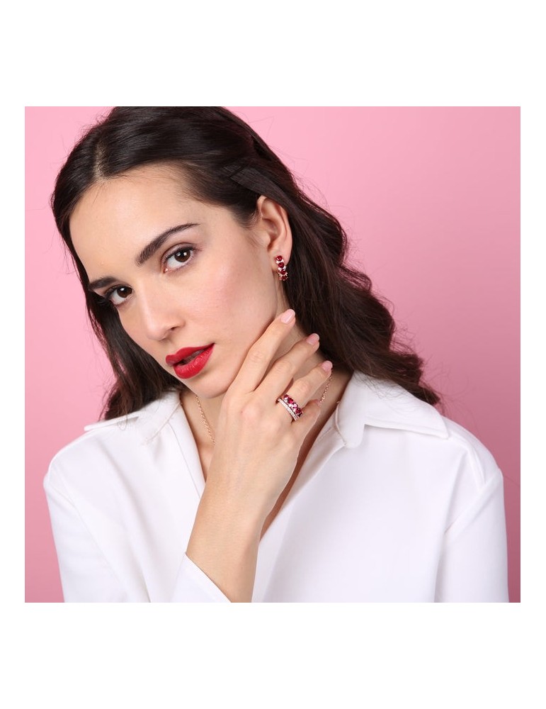 Anello Bronzallure - Altissima - Veretta - Cuore - 18 - WSBZ01997RED