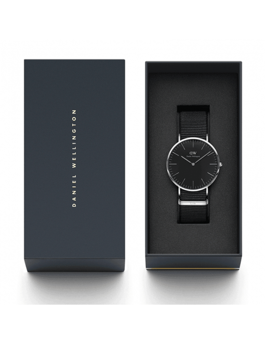 DANIEL WELLINGTON CLASSIC BLACK WATCH - 0