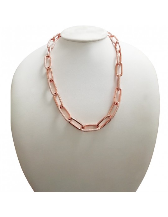 Collana iDandi Donna - Silver Catena - Pavè - Zirconi Bianchi