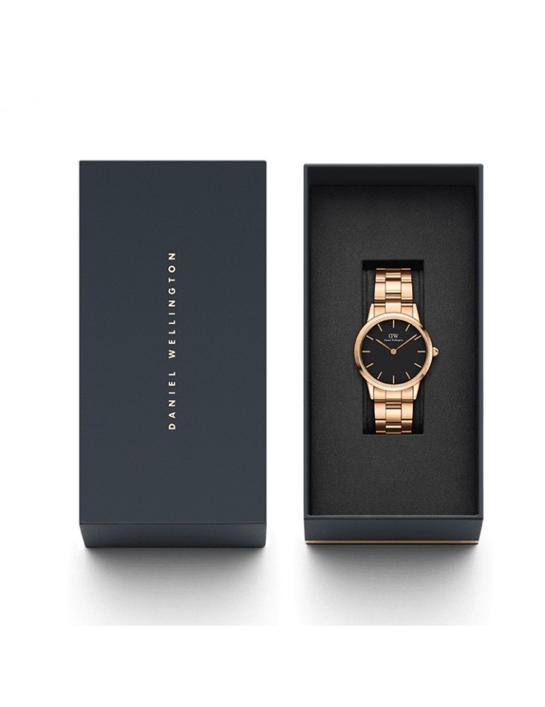 Orologio Daniel Wellington - Iconic Link 32mm Rosè Nero - DW00100212