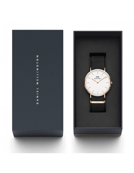 Orologio Daniel Wellington Classic - Cornwall 40mm Bianco - DW00100257