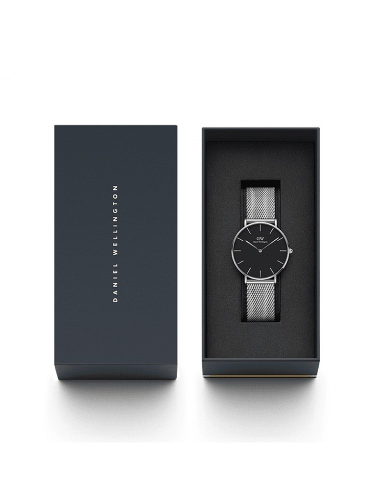 Daniel Wellington Men's Petite Sterling Black 36mm Watch - 0