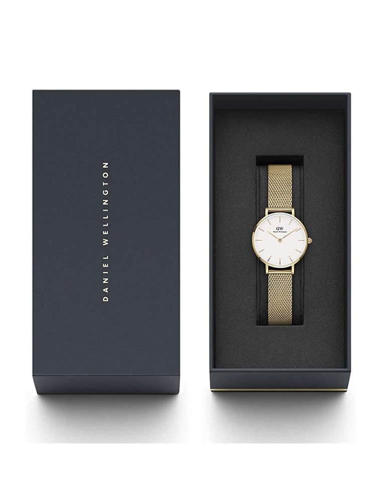 Orologio Daniel Wellington - Petite Evergold 28mm Bianco da Donna - DW00100350