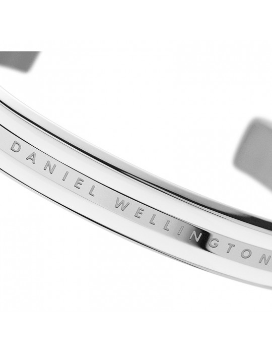 Daniel Wellington Women's Bracelet - Classic Bracelet Satin White Silver Small - 0