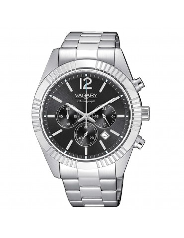Vagary Men's Watch - Timeless Chronograph 41mm Black - 0