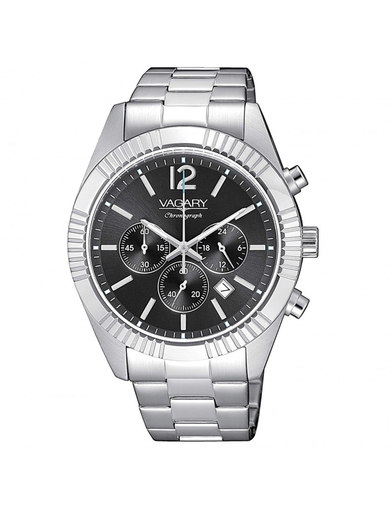 Vagary Men's Watch - Timeless Chronograph 41mm Black - 0