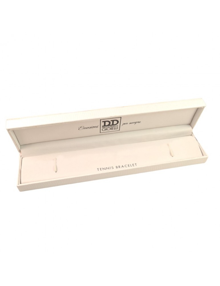 Bracciale tennis Davite & Delucchi con smeraldi unisex - 0