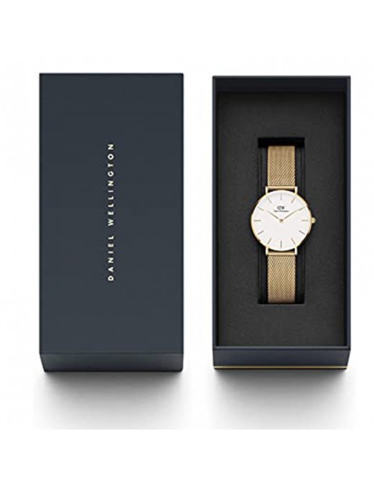 Daniel Wellington Ladies Watch - Petite Evergold 32mm White - 0