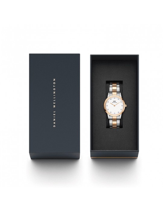 Orologio Daniel Wellington - Iconic Link Lumine 28mm Bianco-DW00100359