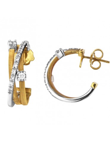 Orecchini Marco Bicego - Goa - Oro Giallo - Diamanti Naturali - OG243 2