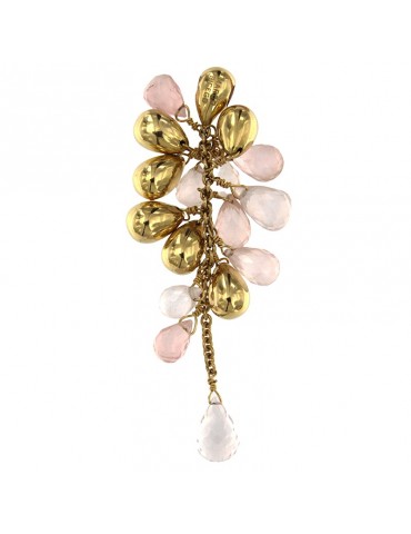 Pendente Marco Bicego - Acapulco - Oro Giallo - Quarzo Rosa - CL16QR01