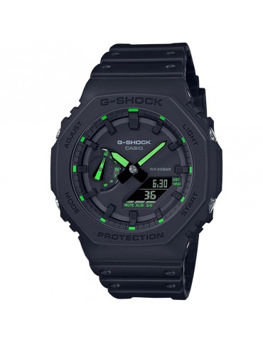 Orologio Casio - G-Shock Digitale - 46mm Nero Verde - GA21001A3ER