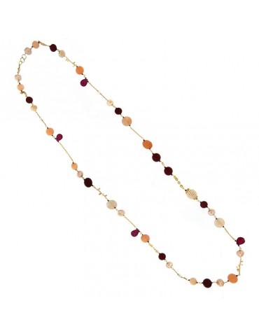 SIKÈ NECKLACE WITH QUARTZ AND PEARLS - 0