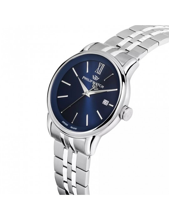 Philip Watch Man's Watch - Anniversary Time and Date 40mm Blue - 0