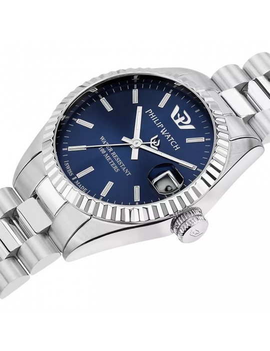 Philip Watch Woman's Watch  - Caribe Time and Date 31mm Blue - 0