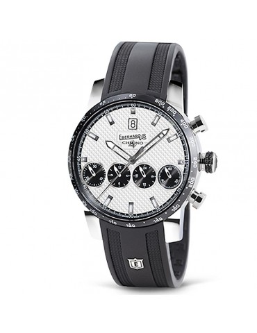 Eberhard Men's Watch - Chrono 4 "21-42" Automatic Mechanical 42mm White - 0