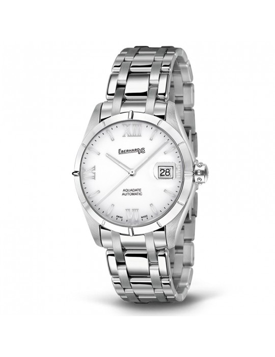 Orologio Eberhard Uomo - Aquadate Bianco 39mm Automatico - 41115.1SCA