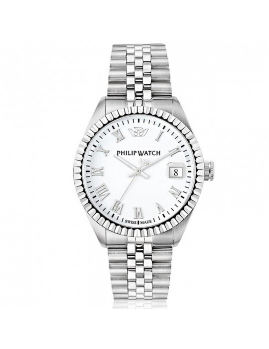 Philip Watch Man's Watch - Caribe Time and Date 39mm White - 0
