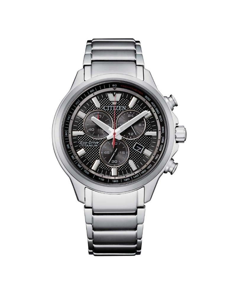 Citizen Men's Watch - Super Titanium Chrono 42mm Black - 0