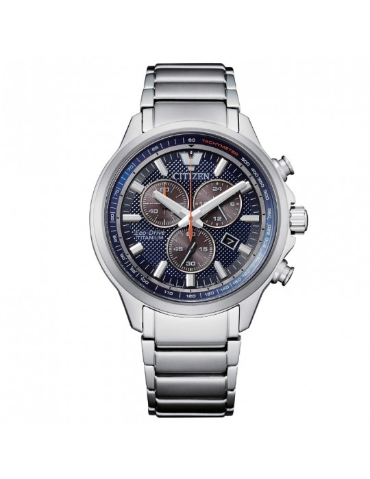Citizen Men's Watch - Super Titanium Chrono 42mm Blue - 0