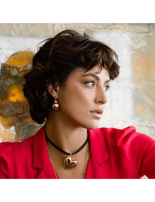 Orecchini Rue Des Mille - Starball Giga Sfera - Stelle Gold - ORZ012M3AU