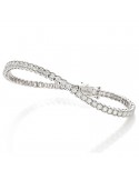 Tennis Bracelet Crieri Woman - Musa in 18K White Gold with White Diamonds 0.48 ct - 0