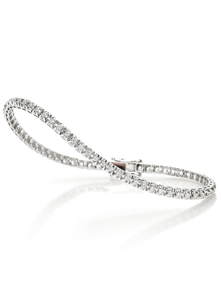 Bracciale Tennis Crieri - Victoria - Oro - Diamanti 0,62 ct - BTEVIK055WG1200