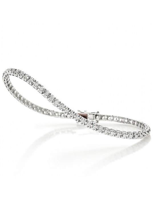 Bracciale Tennis Crieri - Victoria - Oro - Diamanti 0,62 ct - BTEVIK055WG1200