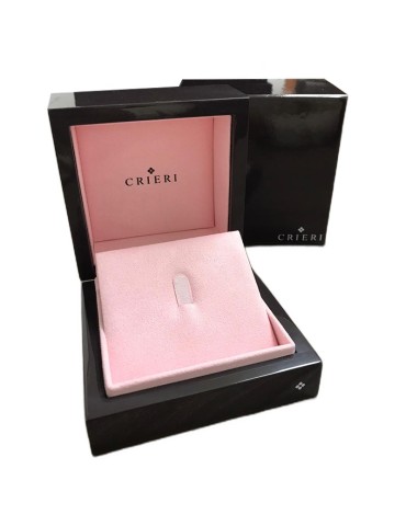 Crieri Woman's Veretta Ring - Aeterna in 18K White Gold with 0.75 ct Rubies - 0 2