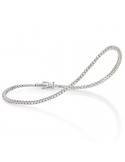 Tennis Woman's Bracelet Crieri - Classic in 18K White Gold with White Diamonds 0.70 ct - 0