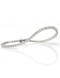 Tennis Bracelet Crieri Woman - Classic in 18K White Gold with White Diamonds 1.45 ct - 0