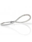 Tennis Bracelet Crieri Woman - Classic in 18K White Gold with White Diamonds 1.65 ct - 0