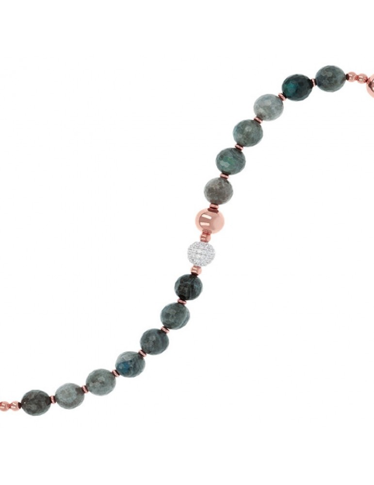 Bracciale Bronzallure - Variegata - Labradorite-Cubic Zirconia-725LAB