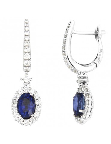 Orecchini Davite&Delucchi - Oro - Diamanti - Zaffiri 1,10 ct - BB009503 2