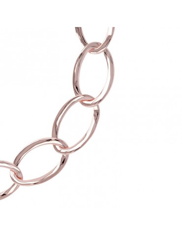 Bronzallure Purity Necklace with Maxi Circles for Women - 0 2